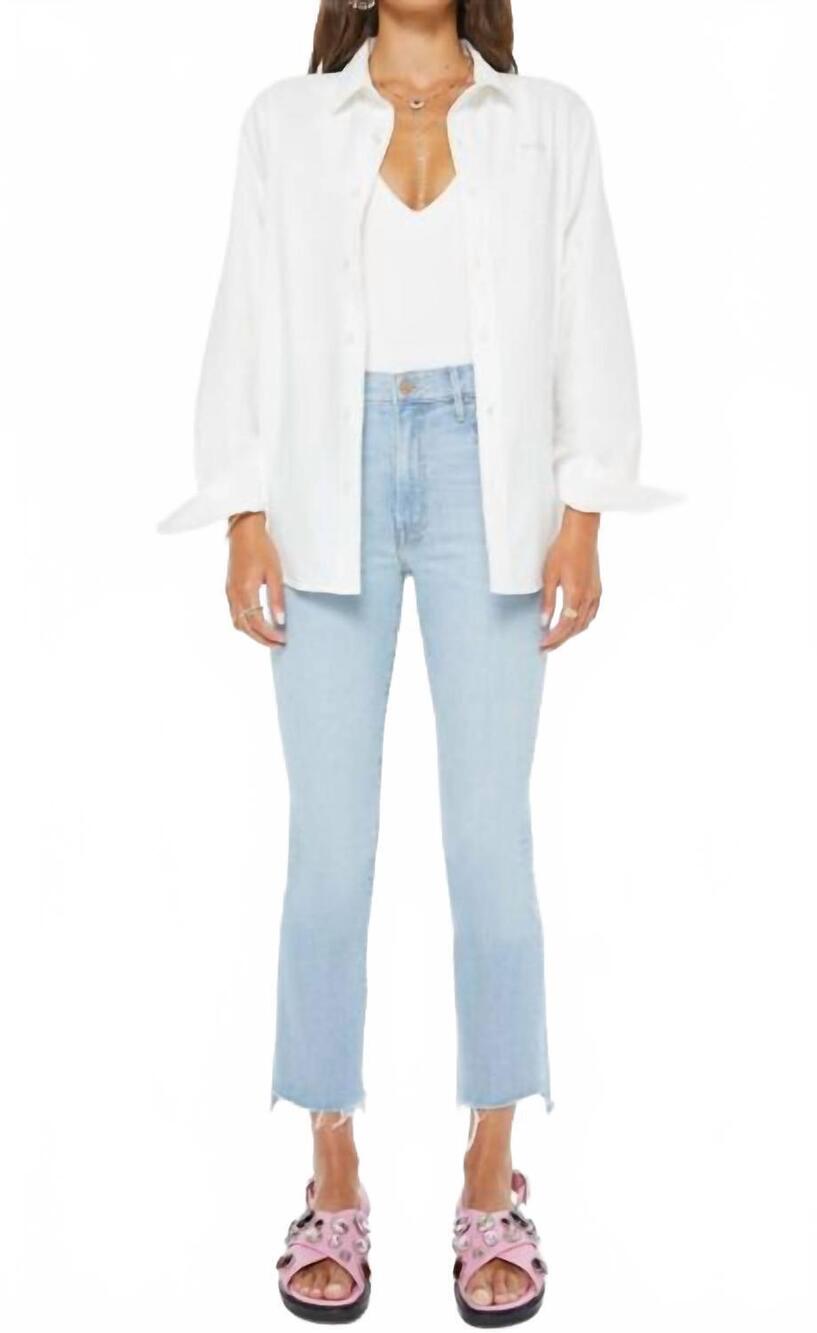 NEW MOTHER insider crop step fray jean in you're my favorite